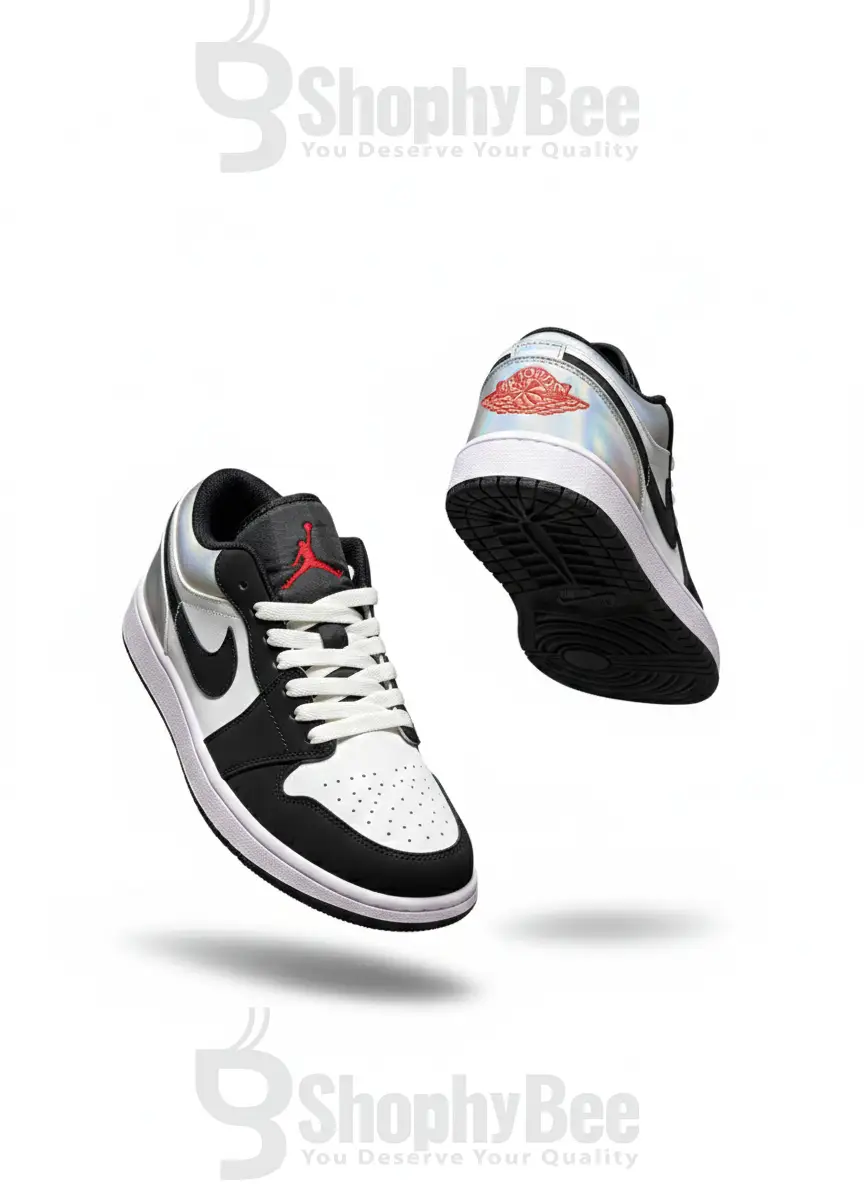 Air Jordan 1 Low Silver